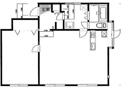コーポ高野(1LDK/3階)の間取り写真