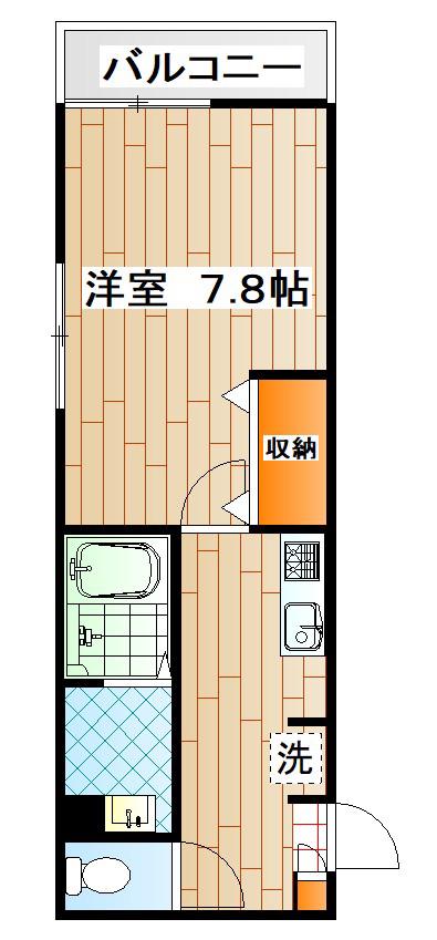 ヘーベルメゾン新子安(1K/3階)の間取り写真