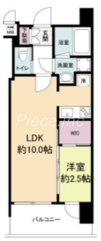 セレニテ西中島アリア弐番館(1LDK/12階)の間取り写真