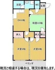 メゾン赤坪(3DK/2階)の間取り写真