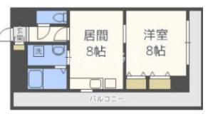 パシフィック神戸桜筋北館(1LDK/10階)の間取り写真