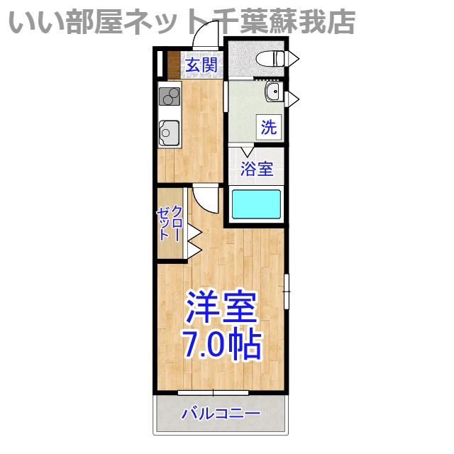 AQUE11(1K/3階)の間取り写真