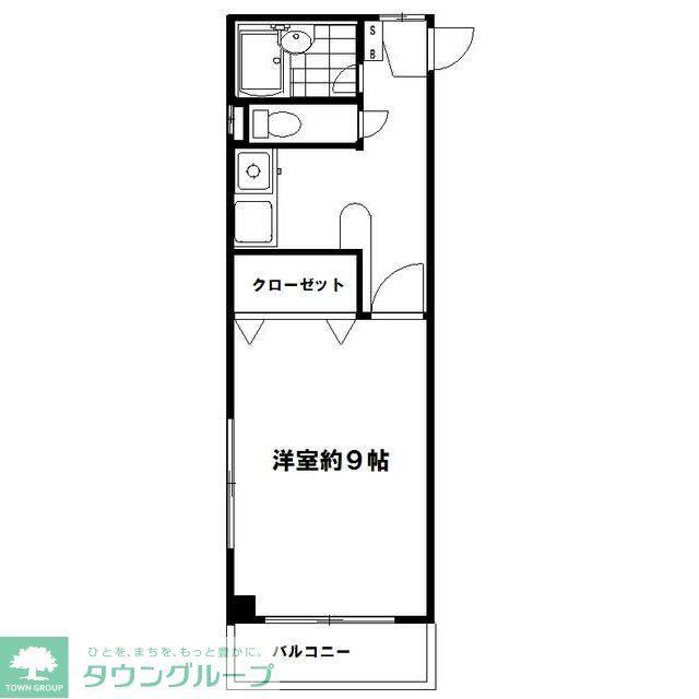 オークライヴ(1K/3階)の間取り写真