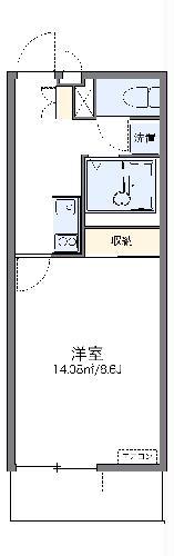 レオネクストレオーノ(1K/2階)の間取り写真