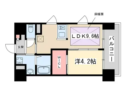 第26関根マンション(1LDK/3階)の間取り写真