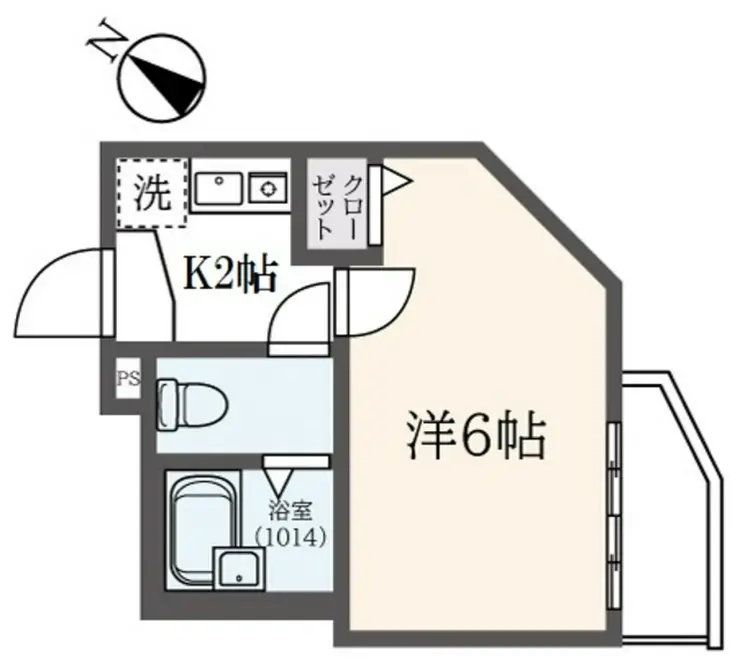 ポラタ南太田 1階階 間取り