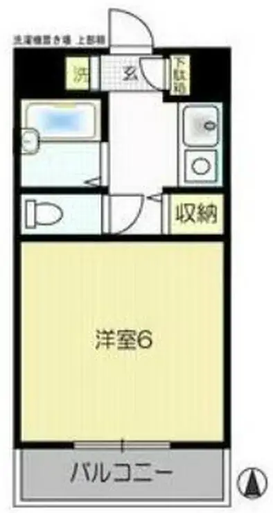 ロイヤルコート 1階階 間取り
