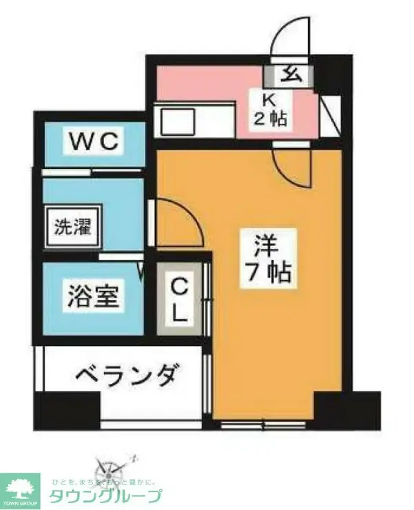 ヴィーダ勝どき 3階階 間取り