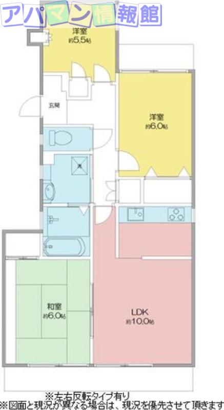 クラール・エクメーネ堀(3LDK/6階)の間取り写真