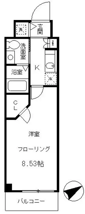 グロースメゾン用賀 2階階 間取り