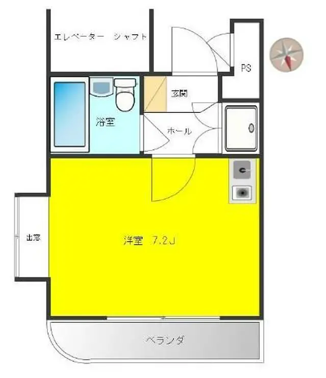 シルフィード恵比寿イースト 3階階 間取り