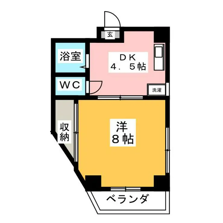 レユシール 4階階 間取り