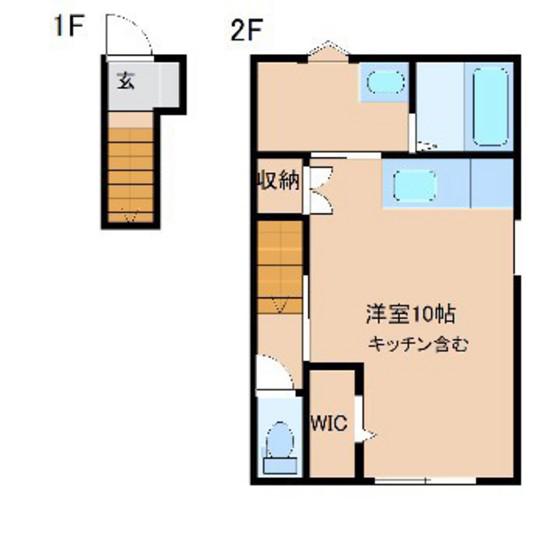 INTEGRAL BRUGGE(ワンルーム/2階)の間取り写真