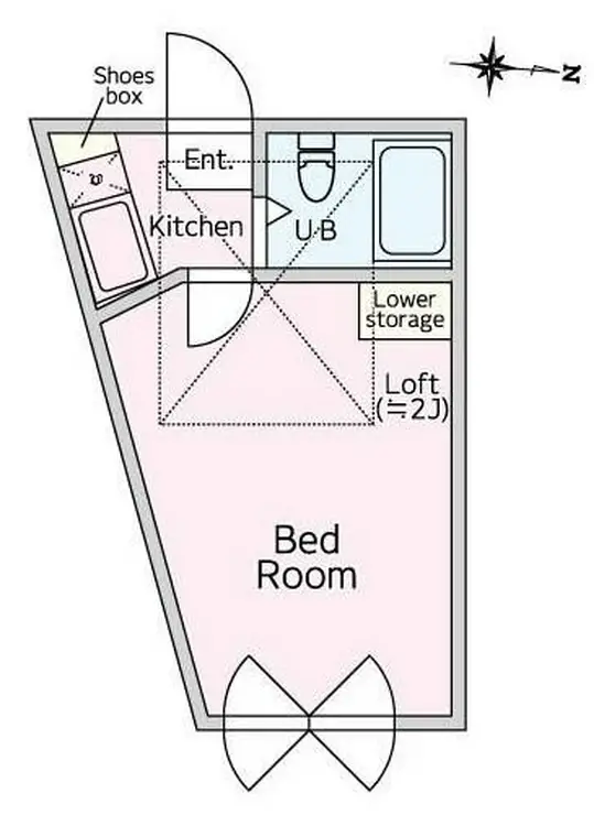 アーク中野3丁目 4階階 間取り