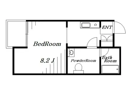 グレイスコート千葉みなと(1K/3階)の間取り写真