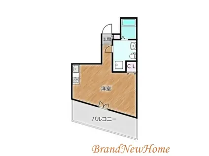 フェリーチェ百舌鳥(ワンルーム/5階)の間取り写真