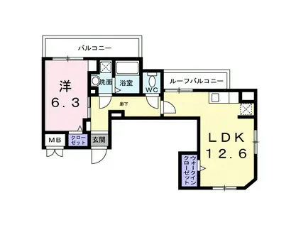 ジョリエメゾン千石(1LDK/5階)の間取り写真
