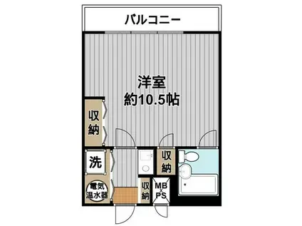 グレイス五反田(1K/7階)の間取り写真