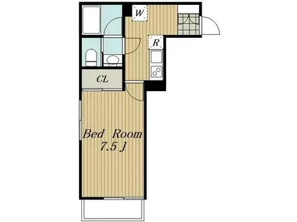 メゾン・デュ・パスティヤージュ(1K/3階)の間取り写真