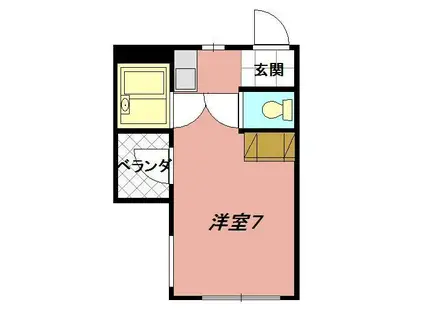 WILL INOSAKA(ワンルーム/3階)の間取り写真