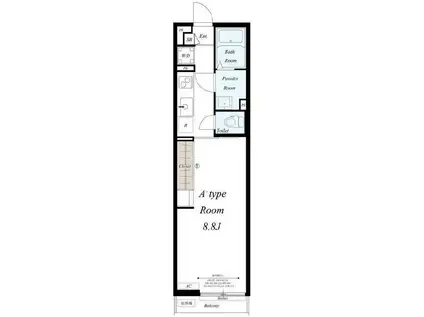 リブリ・メゾン・雅(1K/1階)の間取り写真