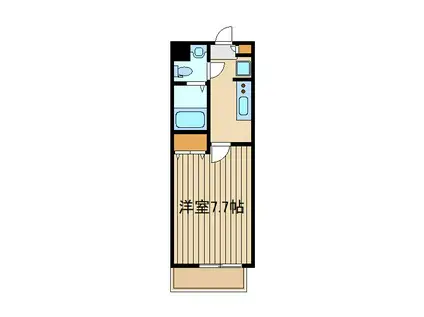 トライム下石神井(1K/3階)の間取り写真