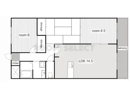 GRACE城山(3LDK/2階)の間取り写真