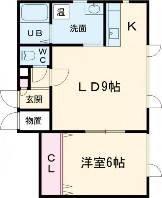 ＪＲ富良野線 神楽岡駅 徒歩18分 2階建 築11年(1LDK/2階)の間取り写真