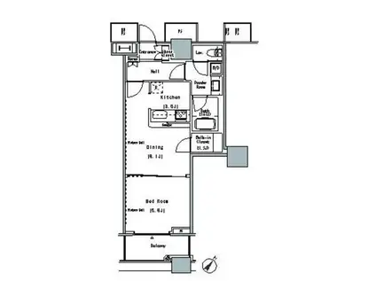 THE TOKYO TOWERS MID TOWER ザ・東京タワーズ(1LDK/29階)の間取り写真