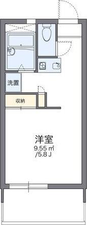 レオパレス高尾I(1K/3階)の間取り写真