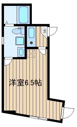 クレストコート大泉(1K/3階)の間取り写真