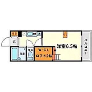 ラヴェルタ(1K/3階)の間取り写真