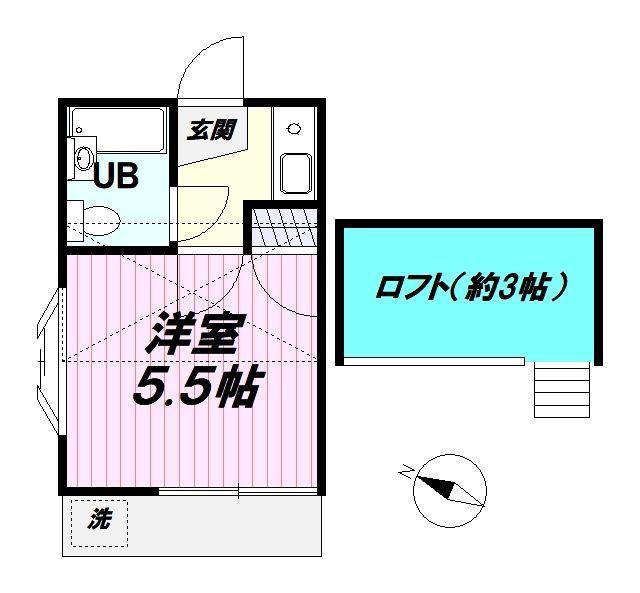 ライフピア・スウィート(1K/1階)の間取り写真