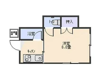 コーポSAKURA(1K/1階)の間取り写真