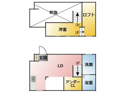 ACCOMMO岩塚(ワンルーム/1階)の間取り写真