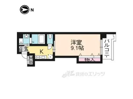 TSUKAMOTO(1K/7階)の間取り写真