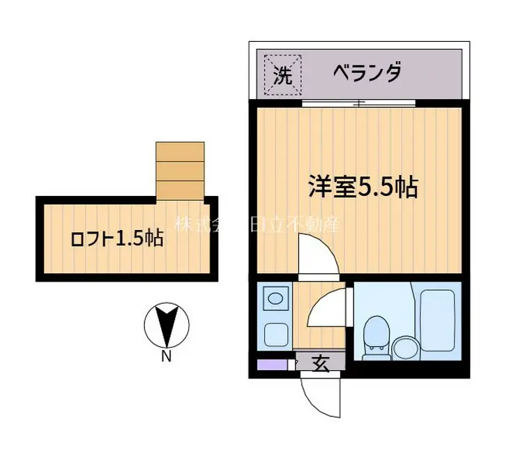 レオパレス大原 2階階 間取り