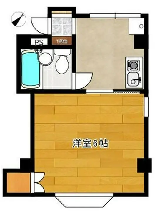 モロマンションB棟 2階階 間取り