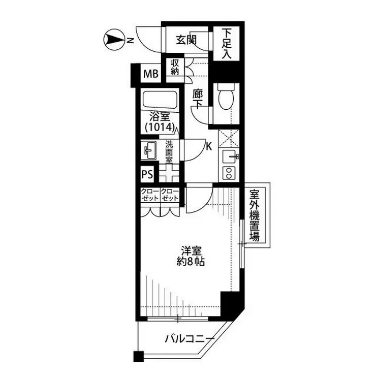 プレール・ドゥーク東陽町 5階階 間取り