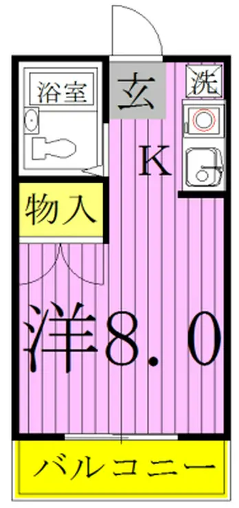 オーキスビル 3階階 間取り