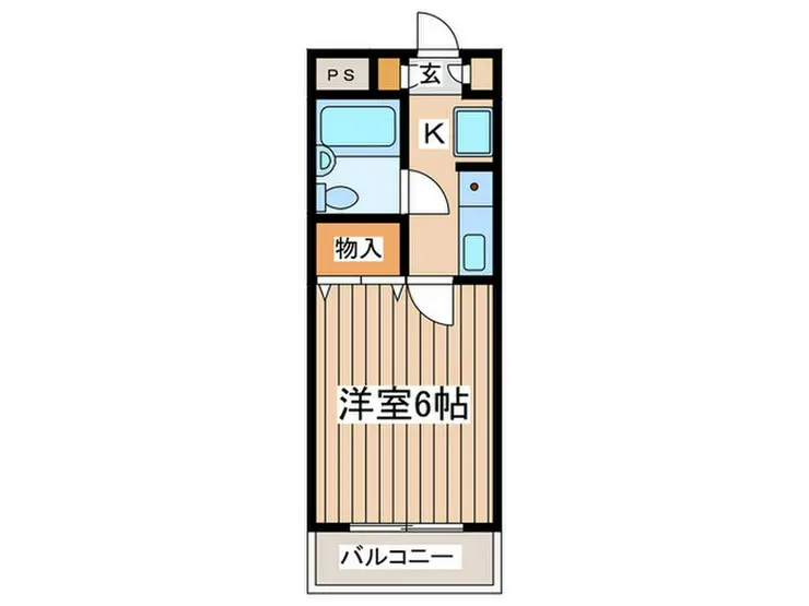 シルフィード昭島Ⅱ 1階階 間取り