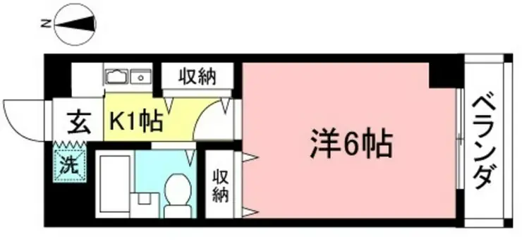 エルニド西生田 3階階 間取り