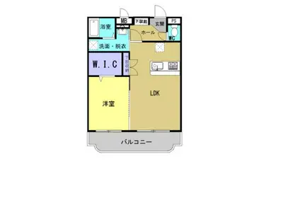 ユーミー金色(1LDK/2階)の間取り写真