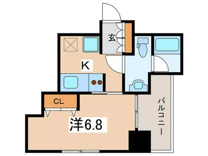 アーバンフラッツ町田(1K/11階)の間取り写真