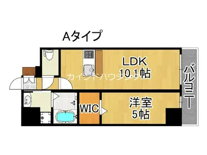 グランパシフィック花園INNOVATION(1LDK/2階)の間取り写真