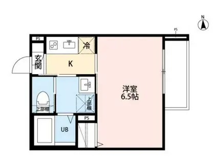 ROBOT HOME 平和島(1K/3階)の間取り写真