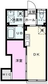 ダイヤハイツ(1DK/2階)の間取り写真