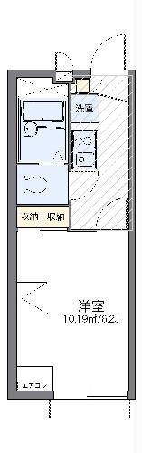 レオパレスイーストII(1K/1階)の間取り写真