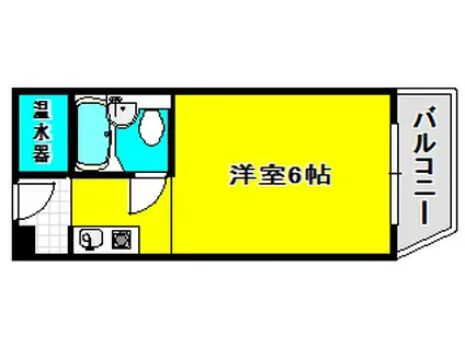 カサベラエステ三宮(1K/11階)の間取り写真