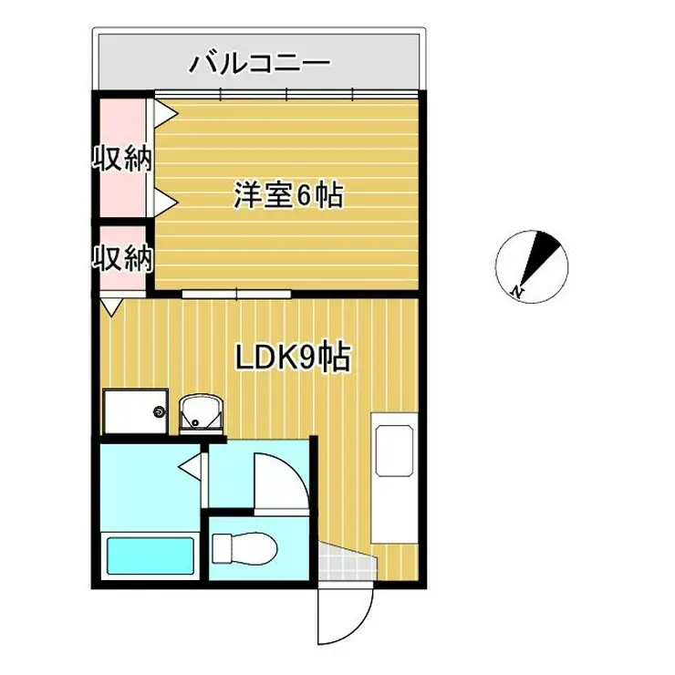 祐天寺ハイツ 5階階 間取り